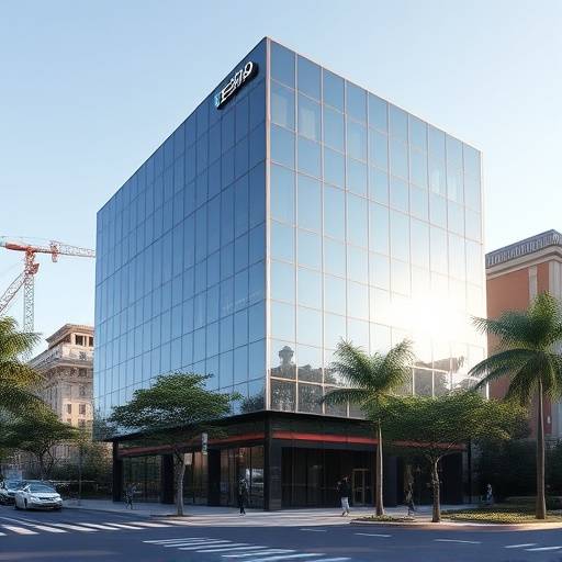 Fotografía del edificio de oficinas de TeleEstudio Internacional en Buenos Aires